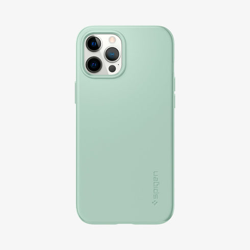 ACS01612 - iPhone 12 Pro Max Case Thin Fit in black showing the back